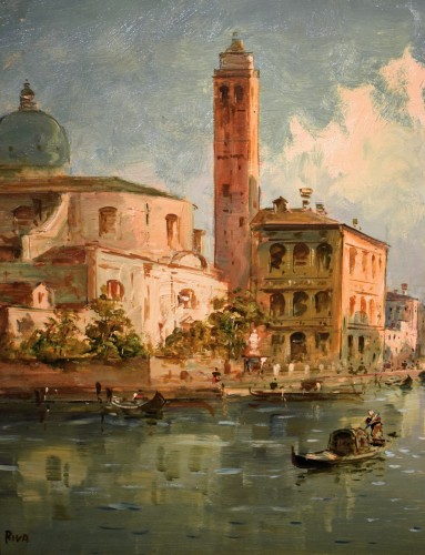 Napoléon III - Venise, le Grand Canal à Cannaregio - Giuseppe Riva (1834-1916)